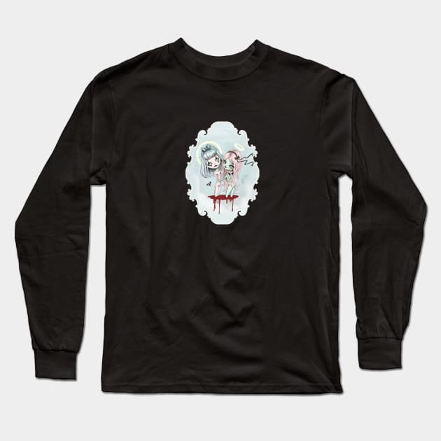 creepy alien twins Long Sleeve T-Shirt by mapetitepoupee